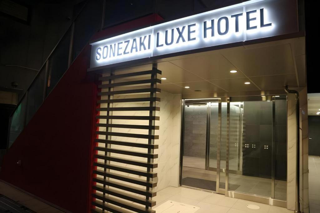 Sonezaki Luxe Hotel Osaka Exterior foto