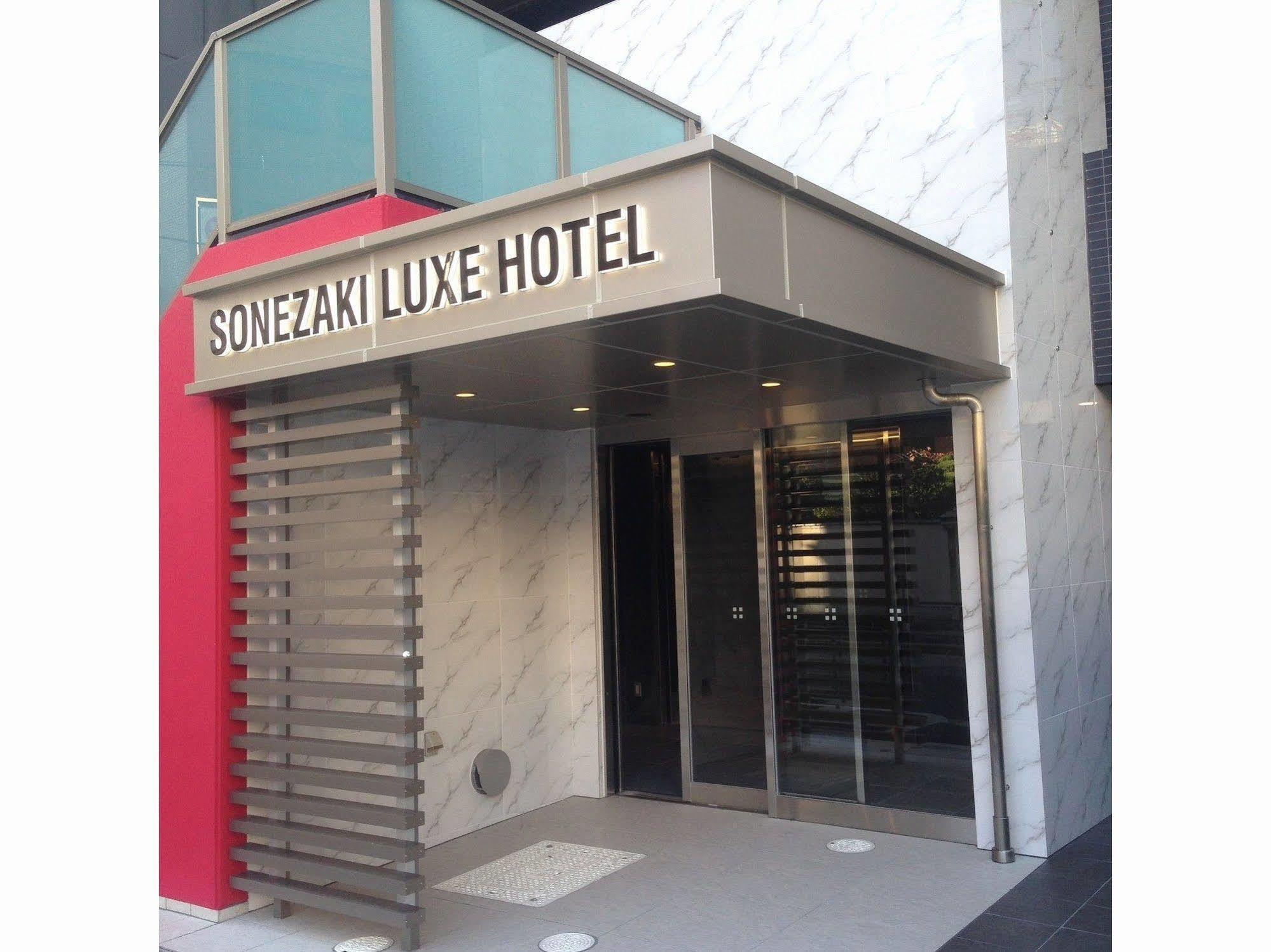 Sonezaki Luxe Hotel Osaka Exterior foto